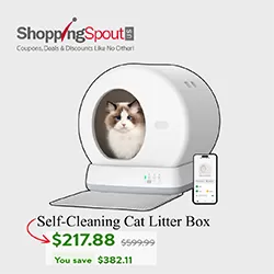 Save $382.11 on the Smart Self-Cleaning Cat Litter Box